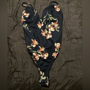 Navy/flower bodysuit! Great for going out.